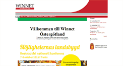 Desktop Screenshot of ostergotland.winnet.se